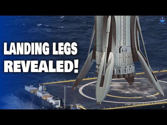 SpaceX Revealed Landing Starship on Droneship by Legs...