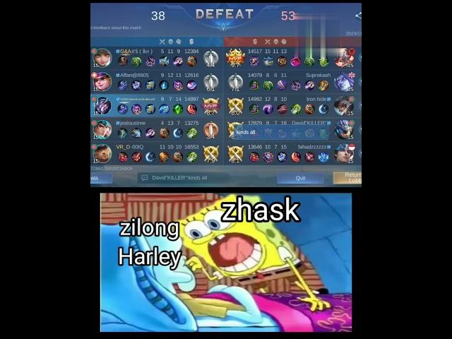 Why low rank player #mobilelegends  #mlbb #skin #shorts #zhask