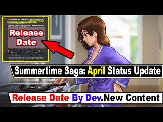 Summertime Saga: v20.17 Finally Has A Release Date! [Tech Update]