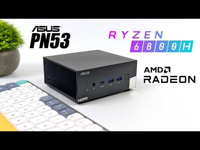 ASUS PN53 First Look! A Fast Ryzen 6800H Mini PC That Can Really Game! Hands On