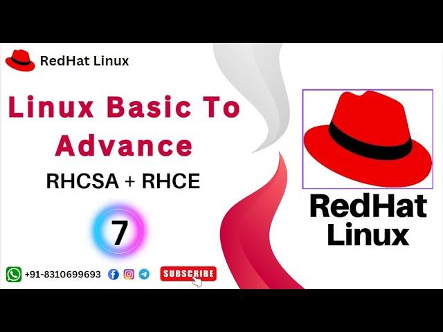 #7 linux All Commands | Redhat linux all Command |Touch command | cat Command | rm Command in Hindi