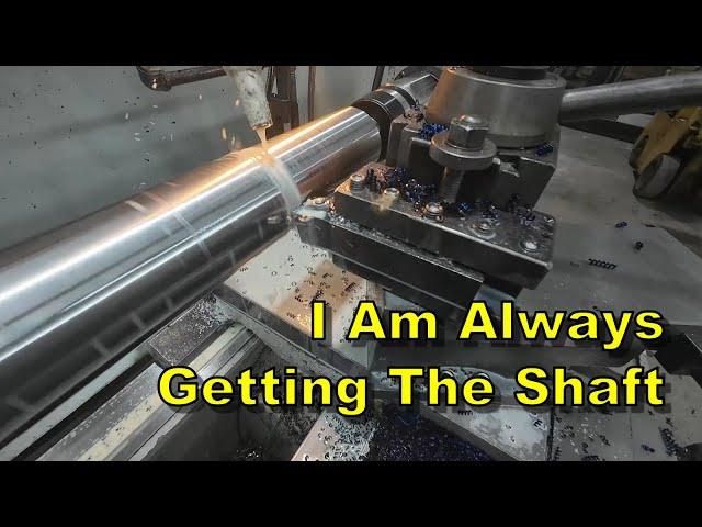 Making Big Precision Shafts On The Manual Lathe - Manual Machine Shop