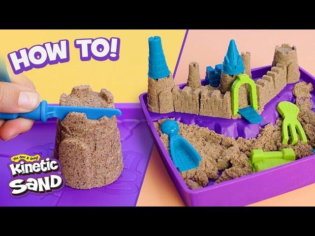 NEW Deluxe Beach Castle Playset How To | Kinetic Sand | Toys for Kids