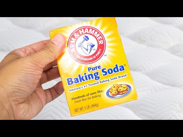 Pour Baking Soda On Your Mattress and See What Happens