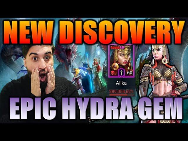 Epic Gem Uncovered! Hydra DPS Alika + Gala Longbraids | Billion Club | Raid Shadow Legends