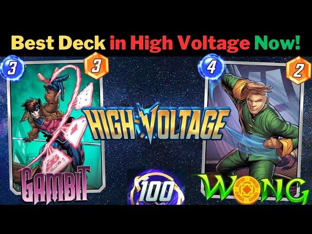 BEST GREEDY GAMBIT DECK in High Voltage - Marvel Snap