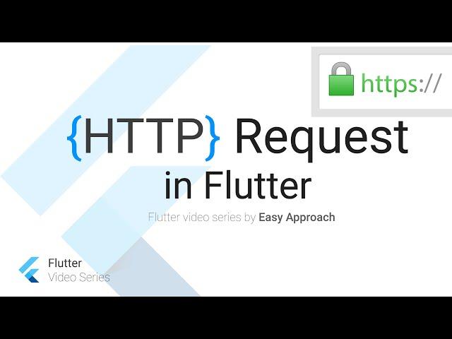 HTTP request and API calling in Flutter, flutter video tutorial in English, part 32