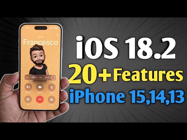 iOS 18.2 - 20+ Feature in iPhone 15, iPhone 14, iPhone 13 without apple intelligence