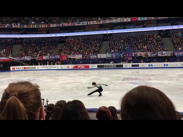 羽生結弦 Yuzuru Hanyu Helsinki Worlds 2017 Free Skating 1/4/2017