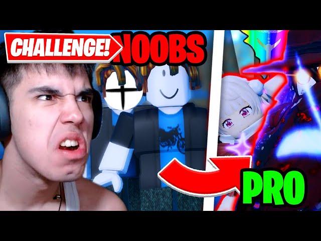 We Did The *HARDEST* Noob To Pro Challenge In Anime Vanguards!? (Ft. @Sebbyastiann)