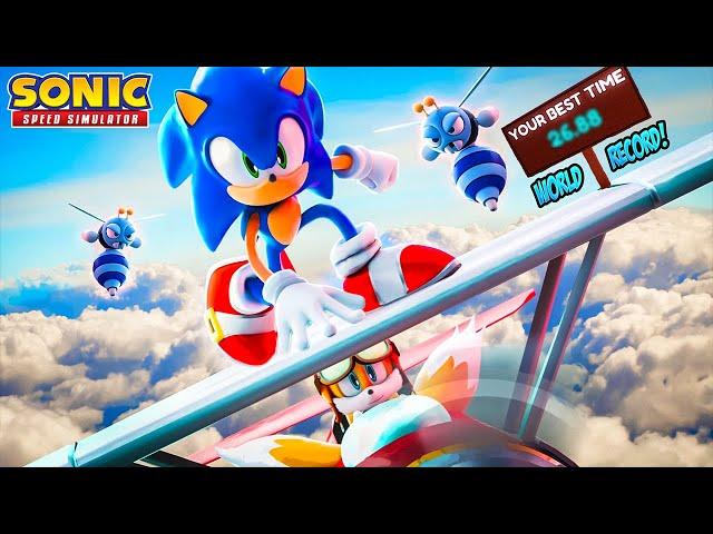 I BROKE THE TORNADO ASSAULT EVENT TO GET THE WORLD RECORD IN SONIC SPEED SIMULATOR!