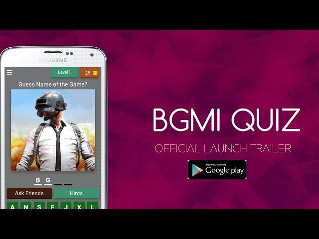 BGMI QUIZ Official Launch Trailer - Alphaskull