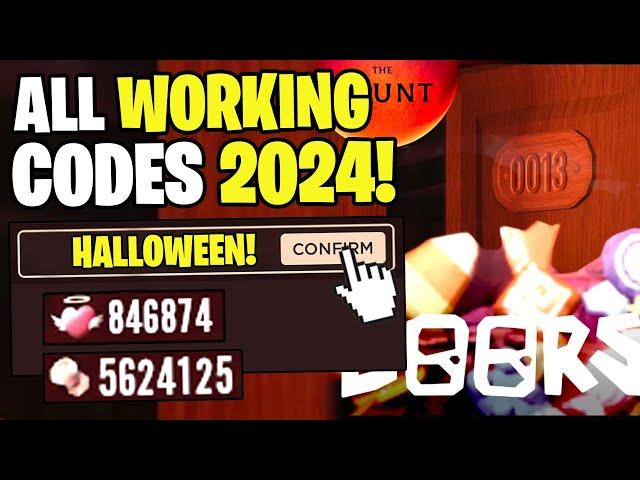 *NEW* AL WORKING CODES FOR DOORS IN 2024! ROBLOX DOORS CODES