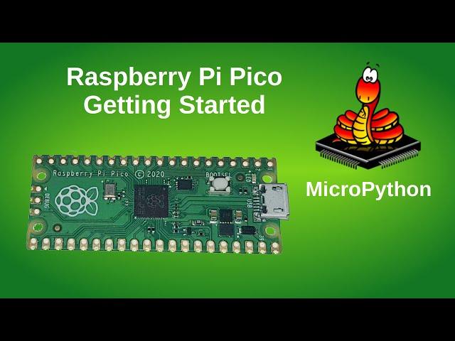 Raspberry Pi Pico - microcontroller - getting started with MicroPython