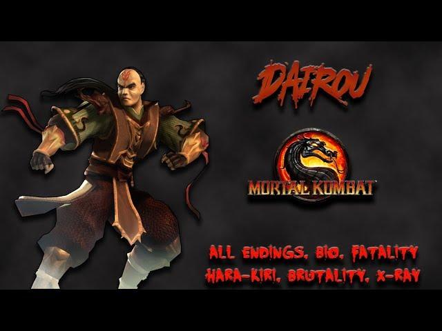 Mortal Kombat - All Fatality, Bio, Ending - Dairou