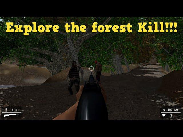 Explore the forest Kill!!! GameGuru Trash