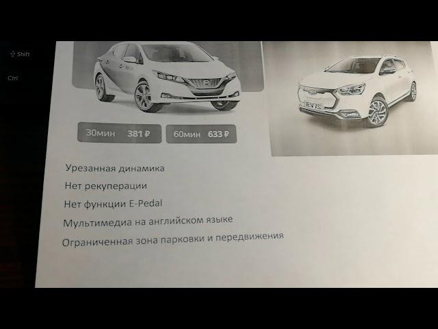 Неоднозначное впечатление от поездки на электромобиле Nissan Leaf ZE1 в каршеринге Яндекс Драйв