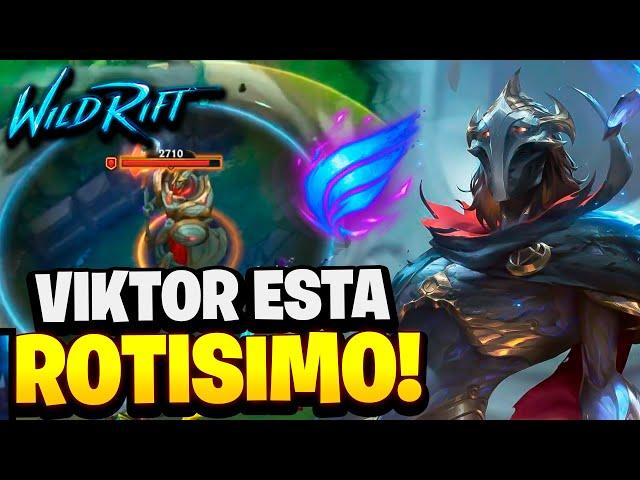 ¡PRIMER GAMEPLAY DE VIKTOR! EL DIOS DE LATE GAME | Wild Rift