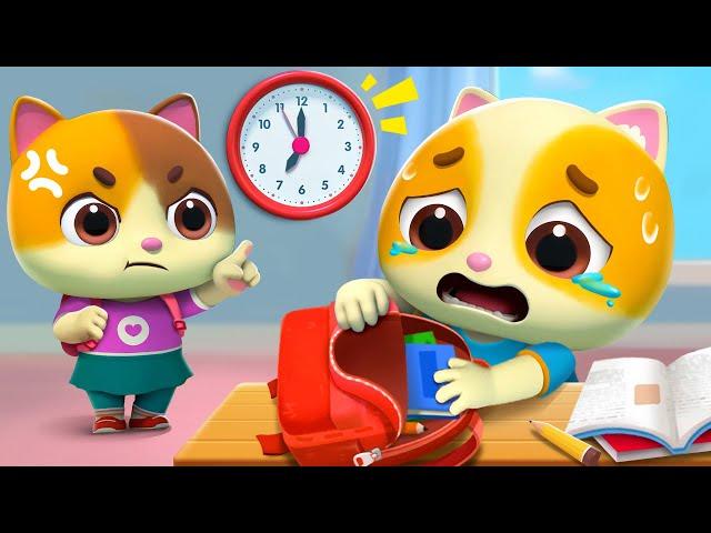 Baby Learns to Be on Time | Good Habits Song | Nursery Rhymes & Kids Song | Mimi and Daddy