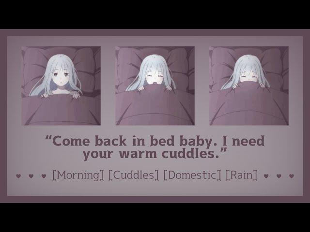 Chilly morning cuddles [ASMR Girlfriend RP F4A] [Morning] [Cuddles] [Domestic] [Rain]