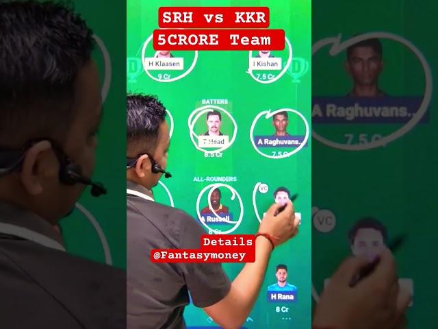 Srh vs Kkr 2025 dream11 Prediction Today,Srh vs Kkr , Kkr vs Srh dream11 prediction