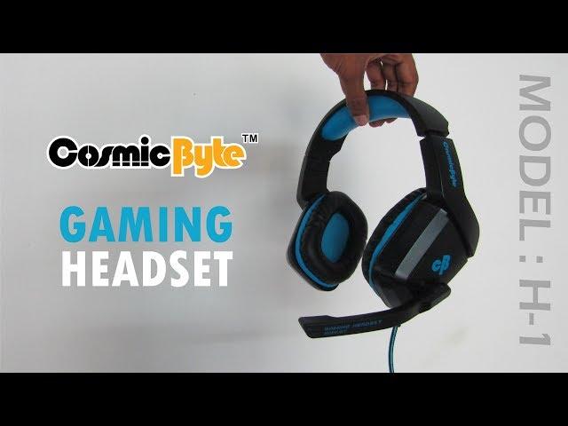 Cosmic Byte Wired Gaming Headset With Mic | Model : H-1