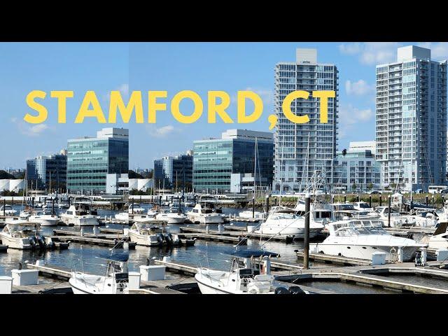 Stamford, CT | Driving Downtown 4K