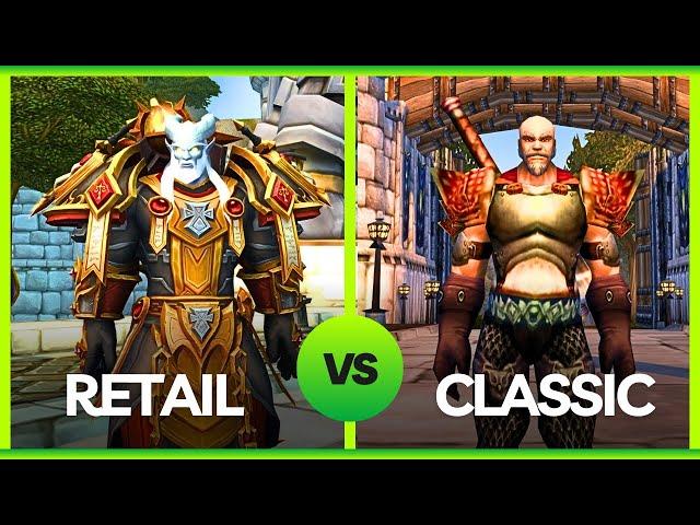 Retail vs Classic World of Warcraft