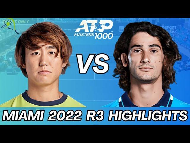 Yoshihito Nishioka 西岡良仁 vs Lloyd Harris | Highlights