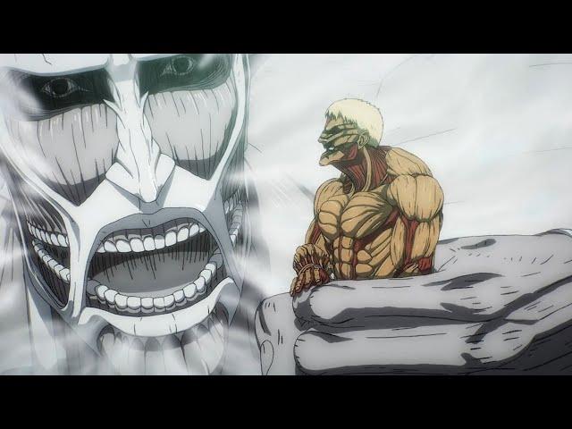 Reiner VS Warhammer Titans - Pieck Consecutive Transforms 4K | Attack on Titan Final Season Part 3 2