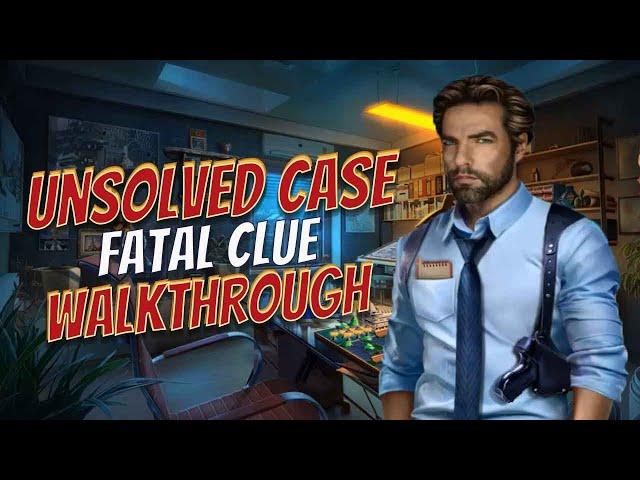 Unsolved Case 1 Fatal Clue Walkthrough l @GAMZILLA