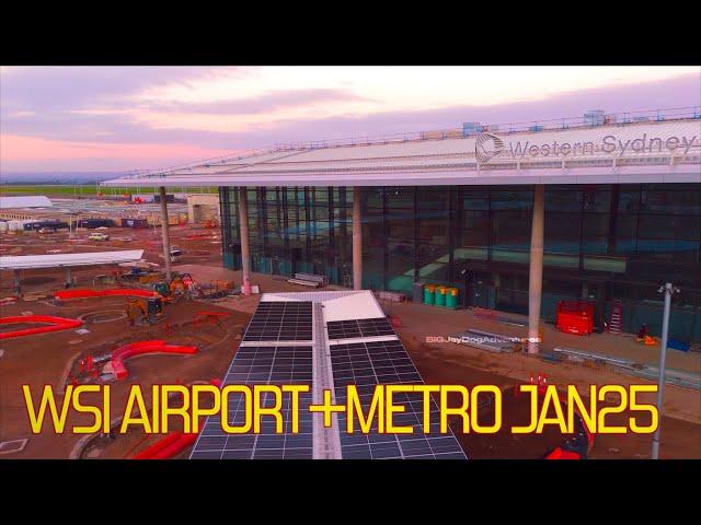 Western Sydney Airport and Metro stations St marys Orchard Hills Luddenham Business Park Australia