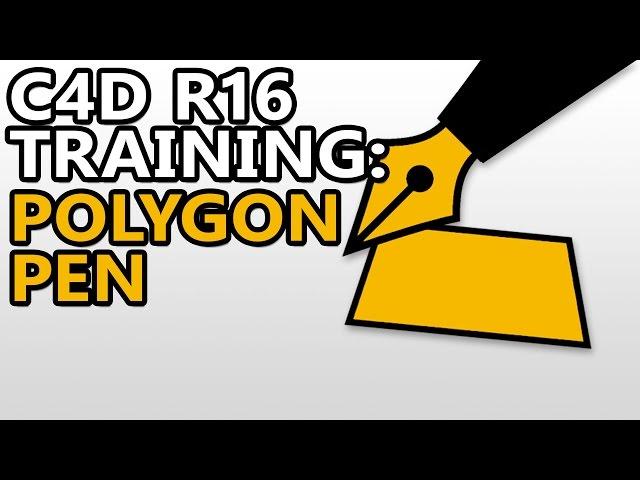 Cinema 4D R16 Training: The Polygon Pen Tool