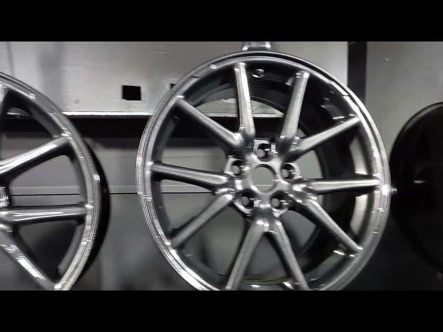 #tesla #diskopokrass #диски #wheels Порошковая покраска дисков Вишневое Киев