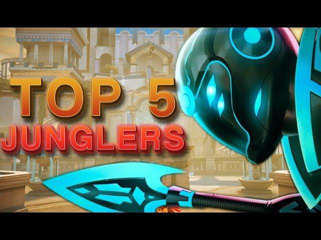 CURRENT TOP 5 JUNGLE GODS TO PLAY - Smite