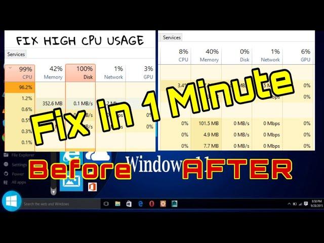 HOW TO FIX HIGH CPU USAGE | NEW