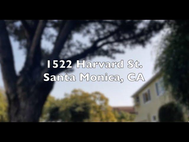 1522 Harvard Street Santa Monica, CA