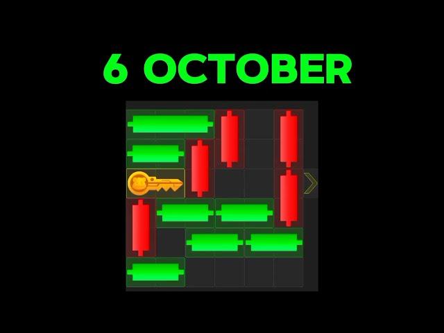 Hamster Kombat Mini Game October 6 Puzzle Solved Today