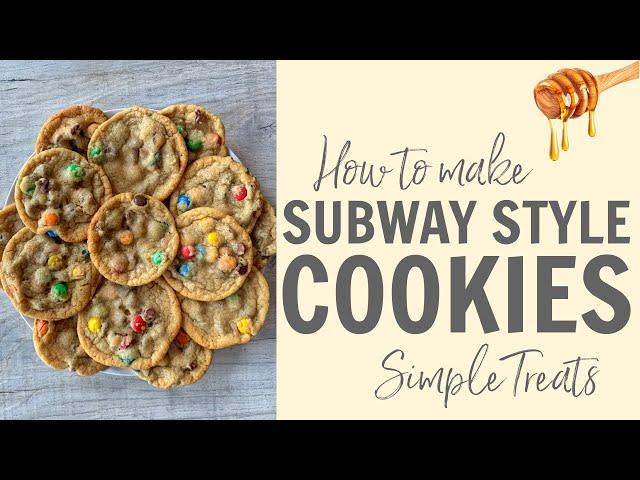 How to make Copycat SUBWAY Cookies! Recipe #Shorts