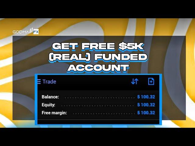 Get Free $5k (real) Funded account|Latest No deposit bonus 2024