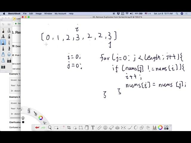 LeetCode Tutorial 26. Remove Duplicates from Sorted Array