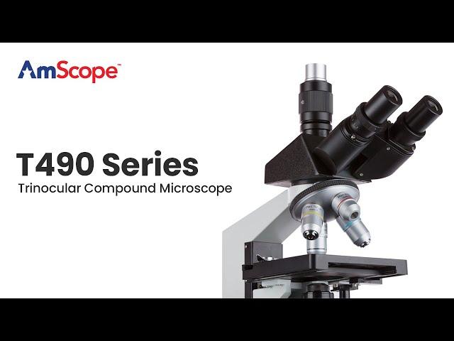 AmScope 490 Series Microscope Unboxing and Setup Tutorial (B490/T490)