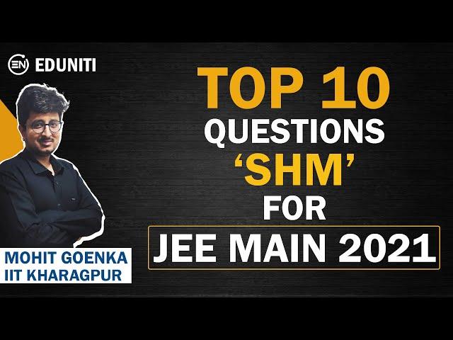 Top 10 Questions on SHM | JEE Main 2025 | Mohit Goenka | IIT Kharagpur