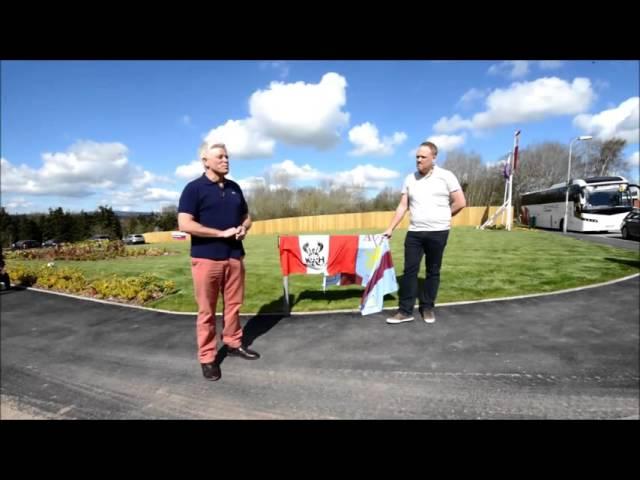 Unveiling Hitchens Way road sign