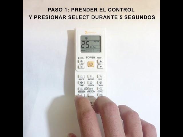 Cómo configurar control universal para aire acondicionado