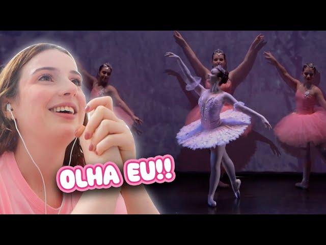 DANCEI A VARIAÇÃO DE DULCINEIA NO BALLET! - REACT DA APRESENTAÇÃO | Lu Corti