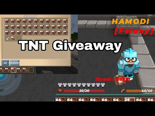 TNT Giveaway Soon!!  In Jailbreak - Blockman Go