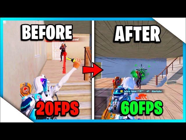 HOW TO FIX LAG & FPS DROP IN PUBG MOBILE/BGMI | LAG FIX TIPS AND TRICKS