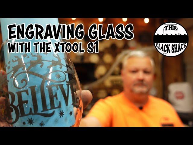 Engraving glass with the xTool S1