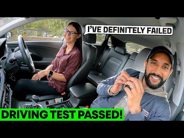 Learner's SHOCK at PASSING Her Driving Test